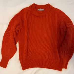 Everlane Alpaca crew sweater.